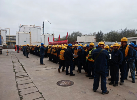 最大晨會！弘旭公司和寧大修項目部組織安全晨會